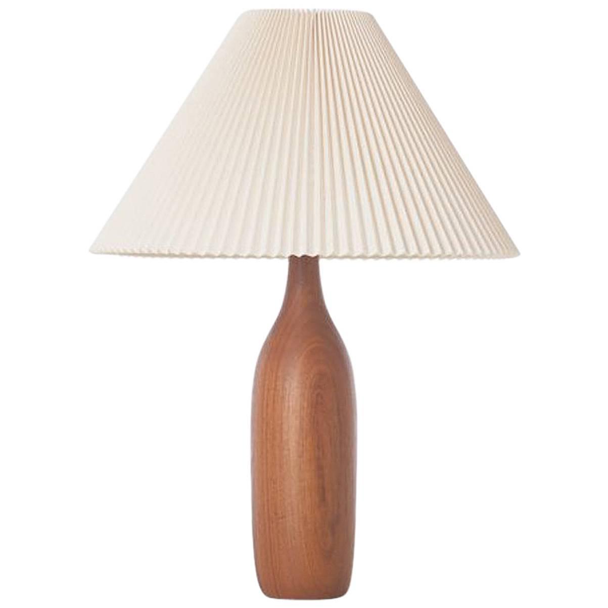 Danish Modern Teak Lamp For Sale at 1stdibs