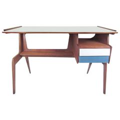 Unique Mid-Century Gio Ponti Style Sculptural Desk 12
