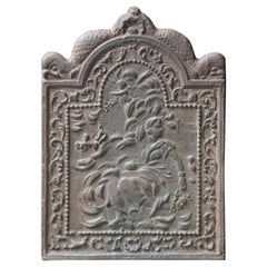 Plaque de cheminée / dosseret d'époque Louis XV du XVIIIe siècle