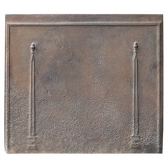 Iron Fireplace Tools and Chimney Pots