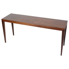 Ensemble de tables d'appoint fabriquées en bois de rose par Severin Hansen des années 1960