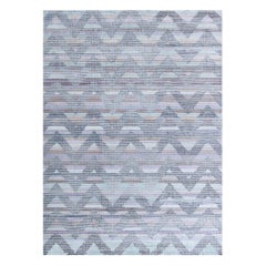 Moderner Moleskin-Teppich aus Wolle und Seide von Doris Leslie Blau