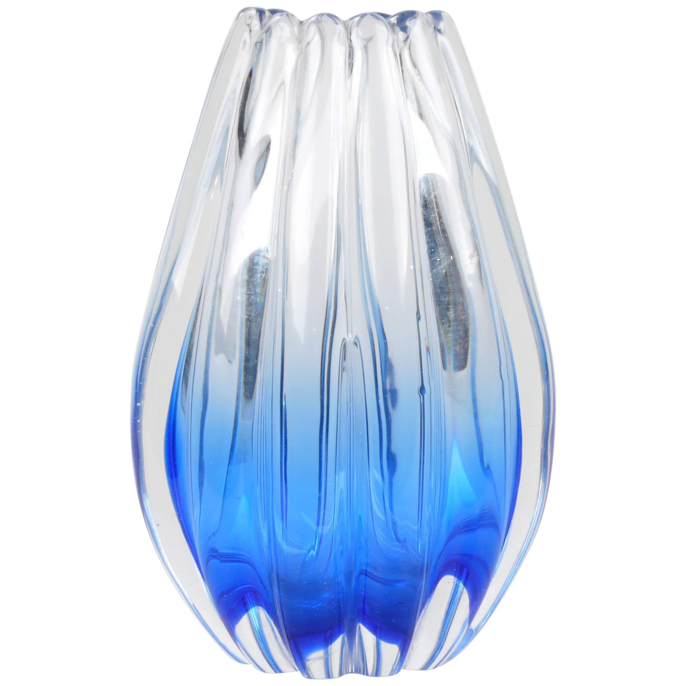 Original Barovier & Toso Handblown Murano Glass Vase