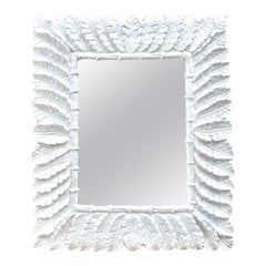 Retro Boho Feathers Mirror