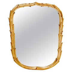 Used Gilded Mirror by Josef Hoffmann, execution Max Welz for Wiener Werkstätte, 1930