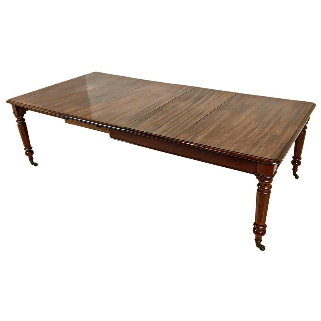 19th Century Dining Table Extends to Sit 10 People For Sale