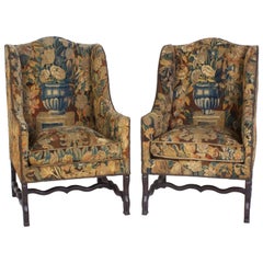 Tapestry Chairs Os De Mouton Bergeres or Armchairs