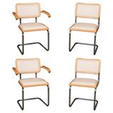 Set of Four Marcel Breuer "Cesca" Chairs