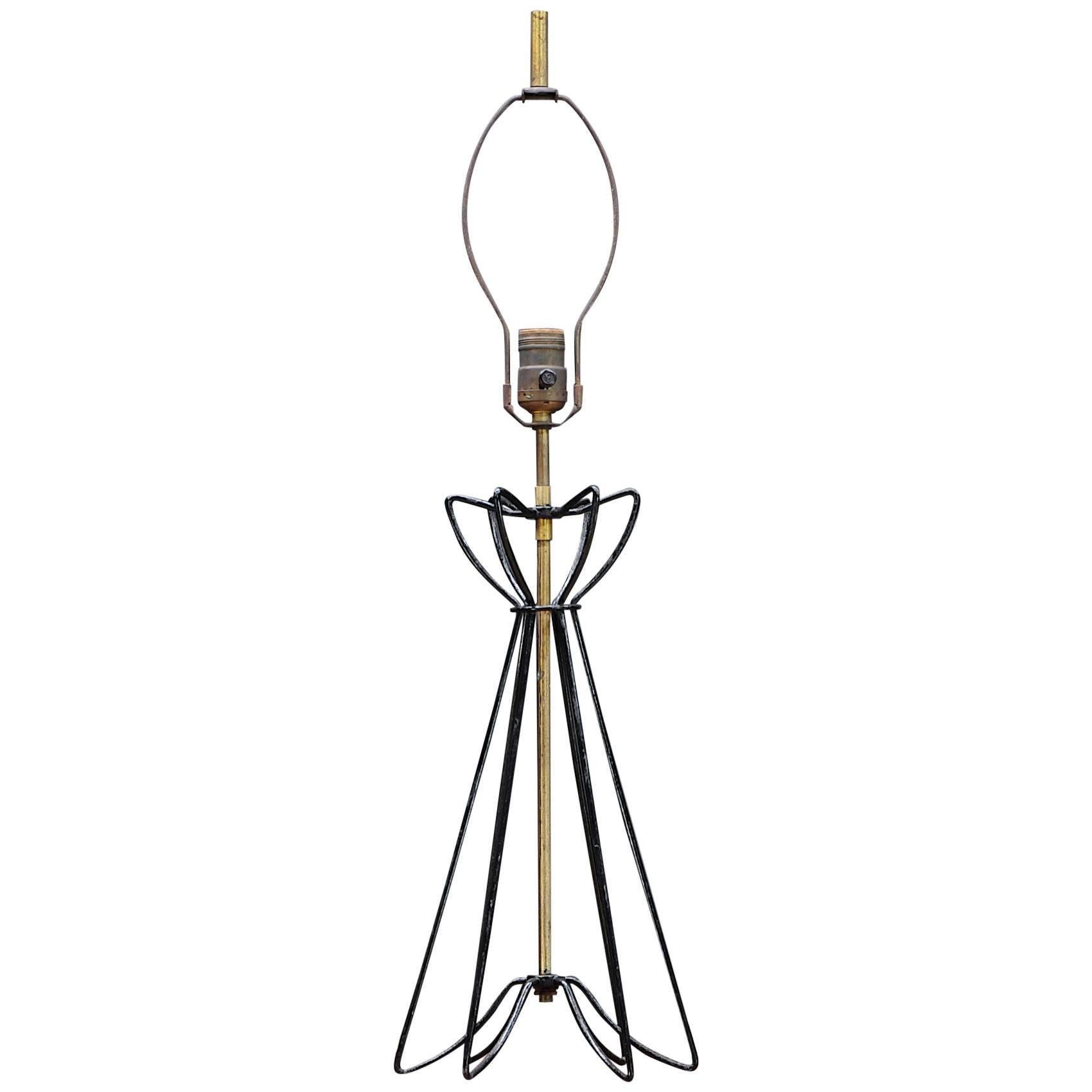 Ferris and Shacknove Modernist Bent Wire Table Lamp