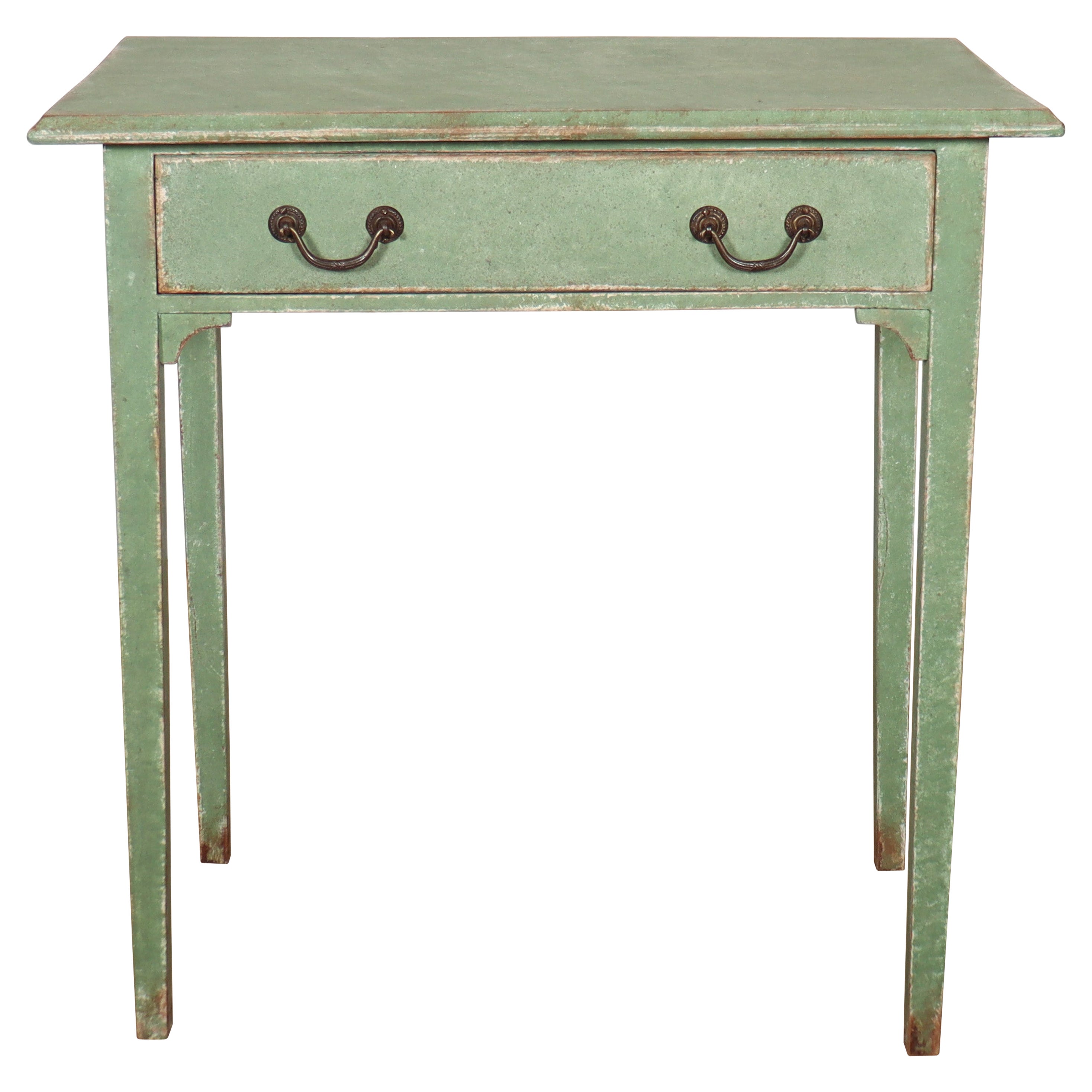 Small Painted Lamp Table For Sale