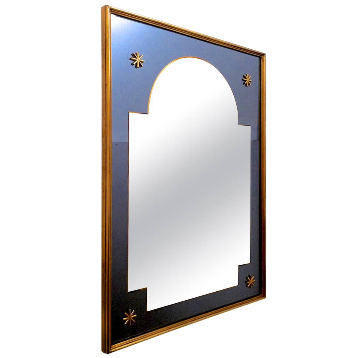 Very Refined 1940s Neoclassic Mirror by Andre Arbus  For Sale