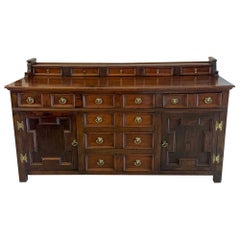 Vintage Victorian Quality Oak Dresser Base