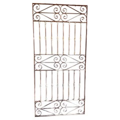 Rustic Antique Wrought Iron Driveway Garden Entrance Metal Gate for portal entry