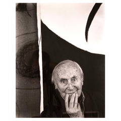 Arnold Newman Joan Miro, Paloma, Mallorca 1979 Signierte Gelatine-Silber-Fotografie