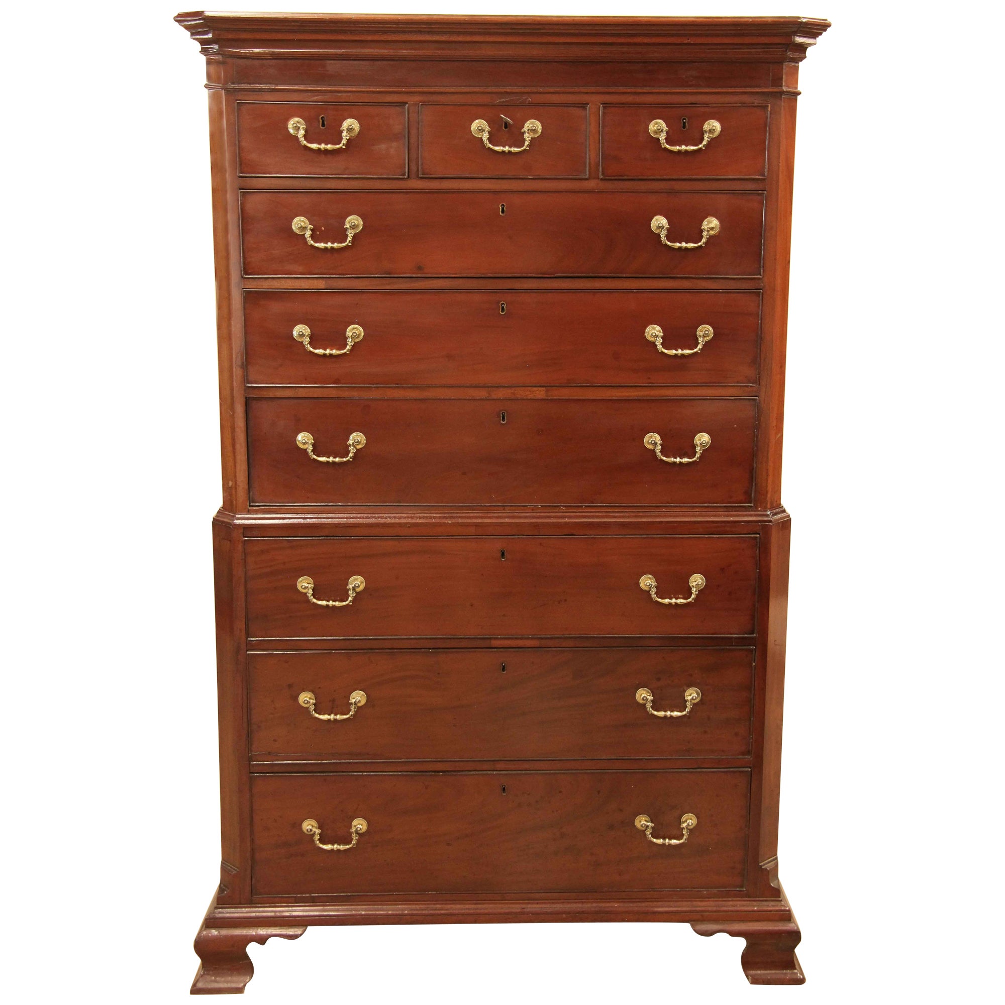 George II Chest on Chest For Sale