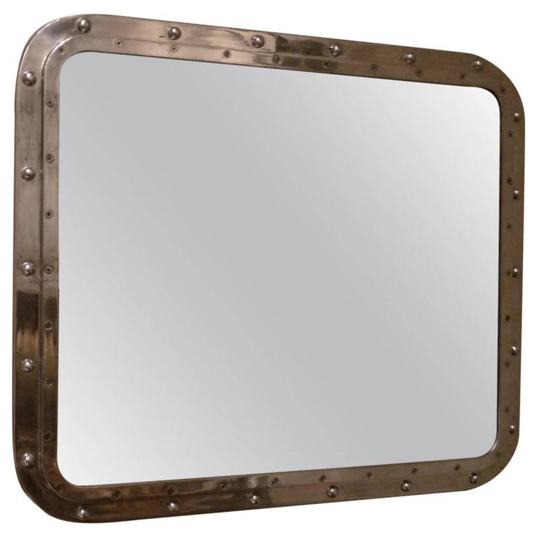 Ship's Cabin Mirror For Sale at 1stDibs