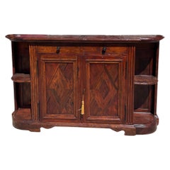 Theodore Alexander Reclaimed Used Wood Sideboard Cabinet