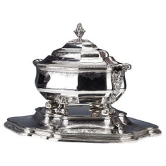 A. Aucoc - Important Table Center In Sterling Silver Late Nineteenth