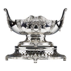 Centerpiece In Sterling Silver On Its Dormant Germany Late Nineteenth