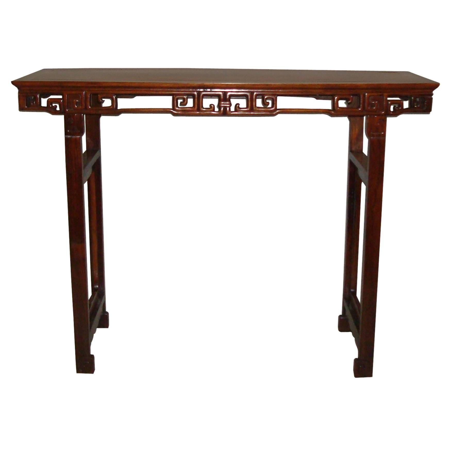 Good 19th Century Chinese Hongmu Alter Table For Sale