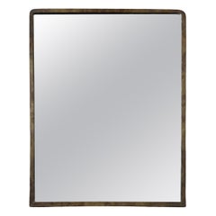 Specchio con bordo ottone 1960, Specchio