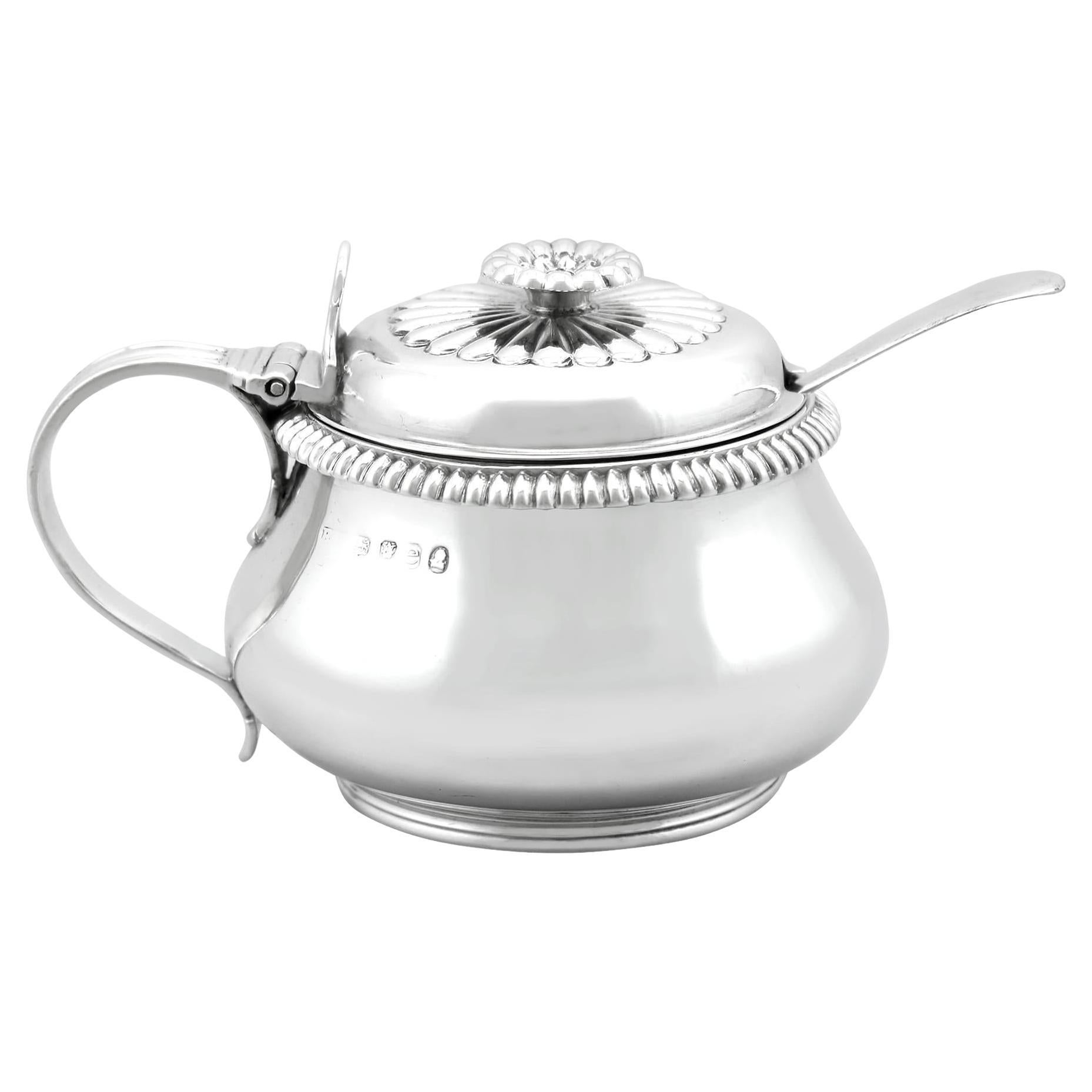 Antique George IV Sterling Silver Mustard Pot