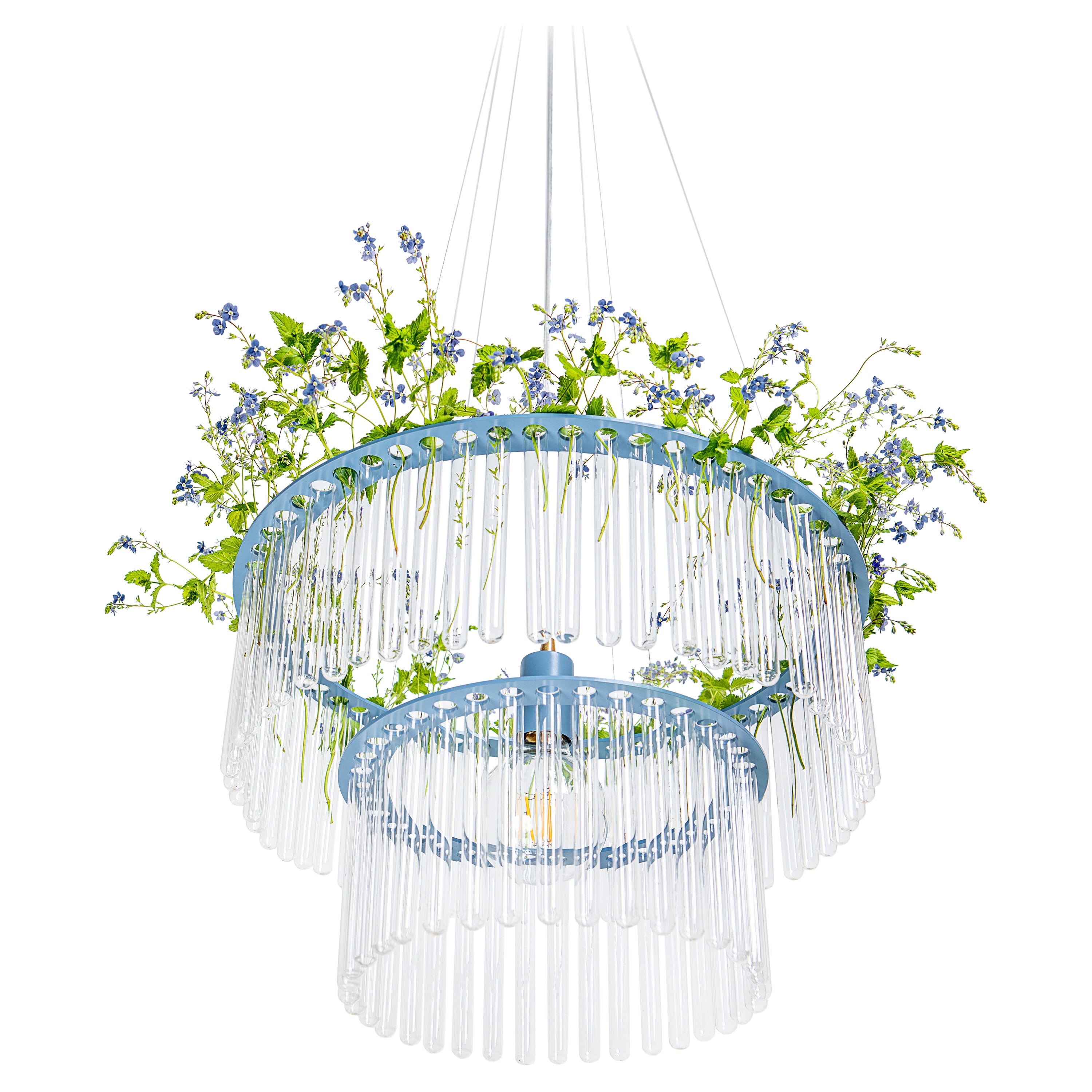 MARIA SC chandelier in blue For Sale