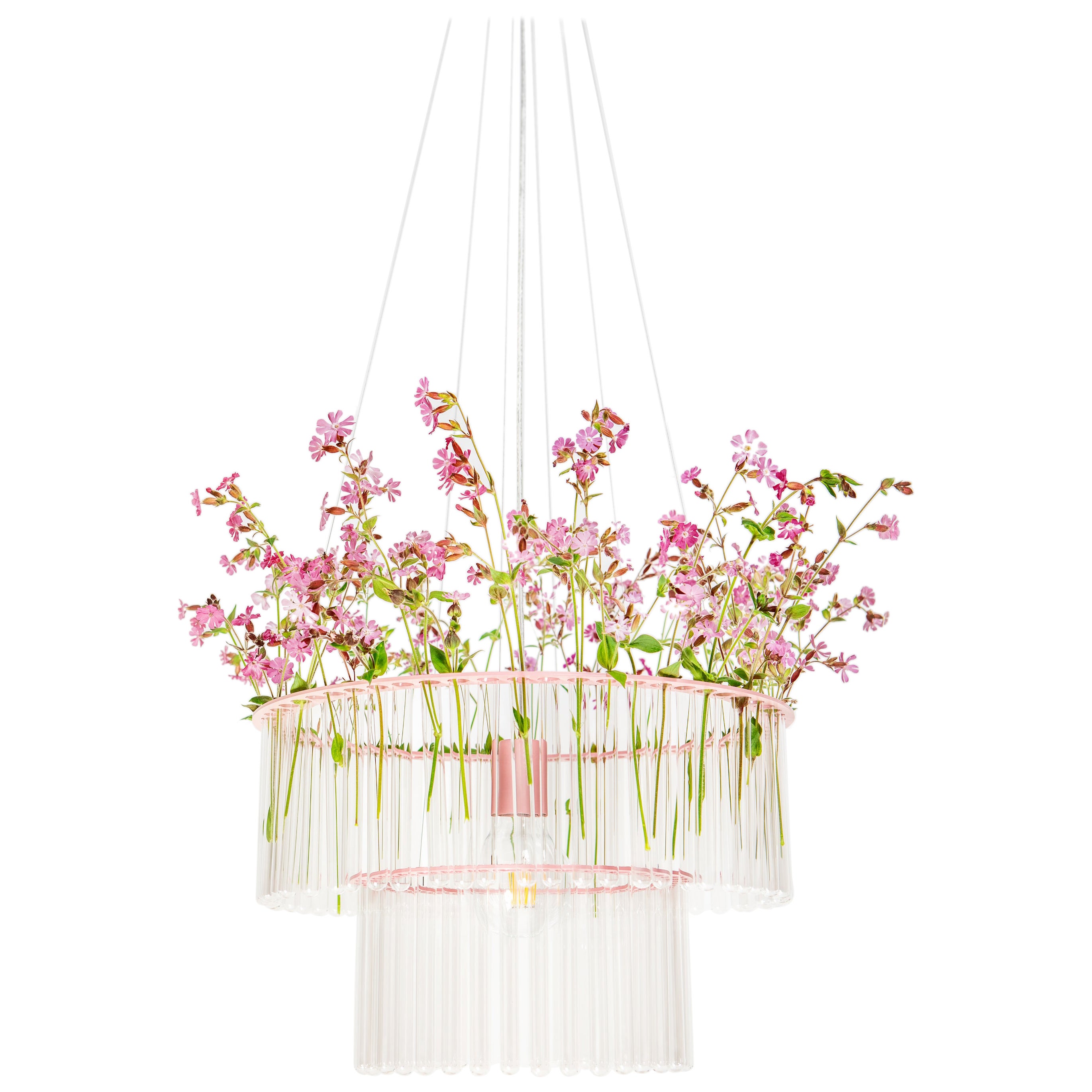 MARIA SC chandelier in pink For Sale