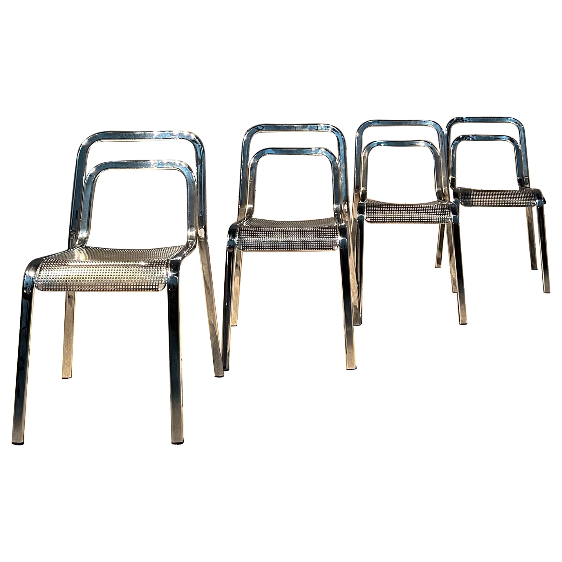 Arrben Chrome Dining Chairs