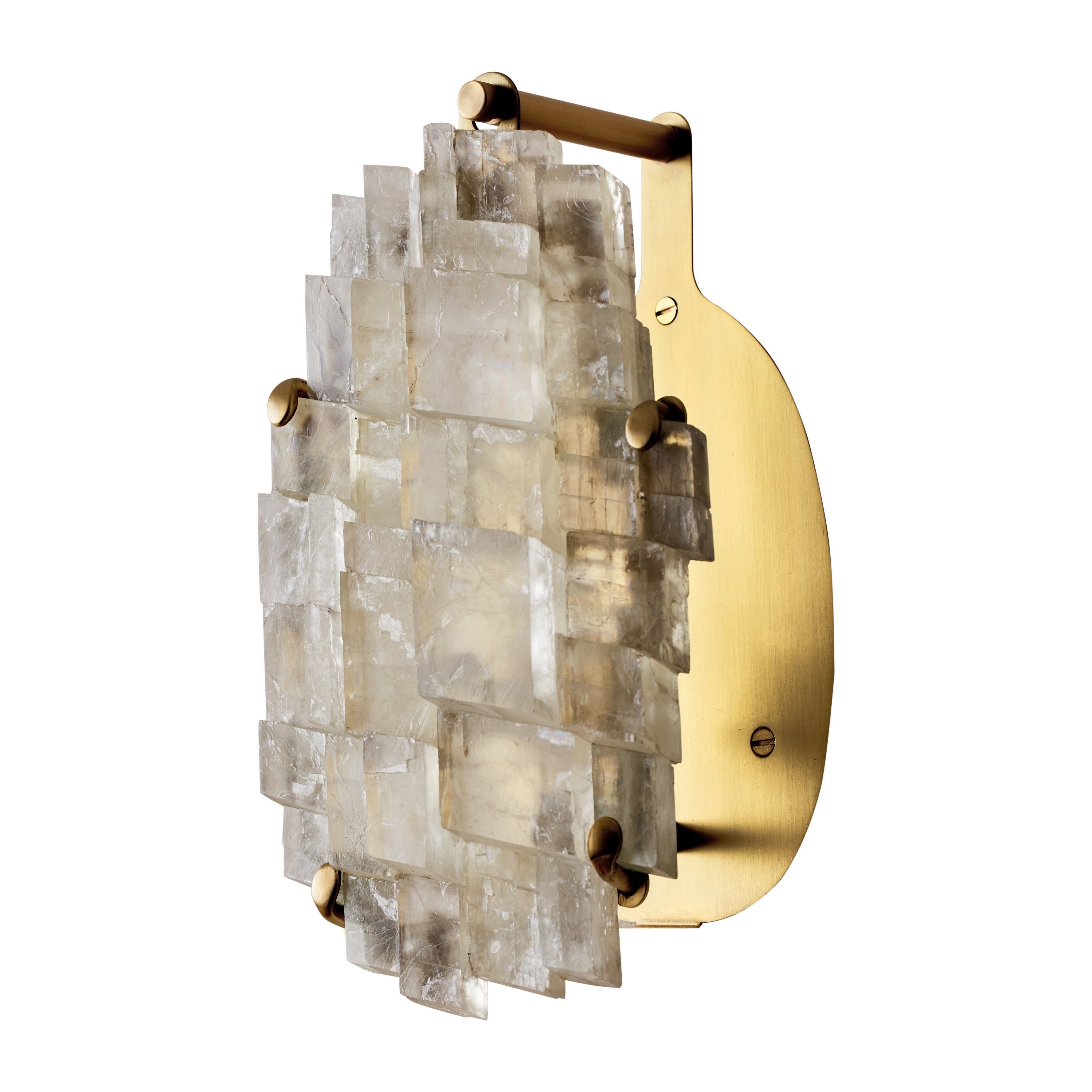 Monroe Icelandic Spar Sconce - Plug In