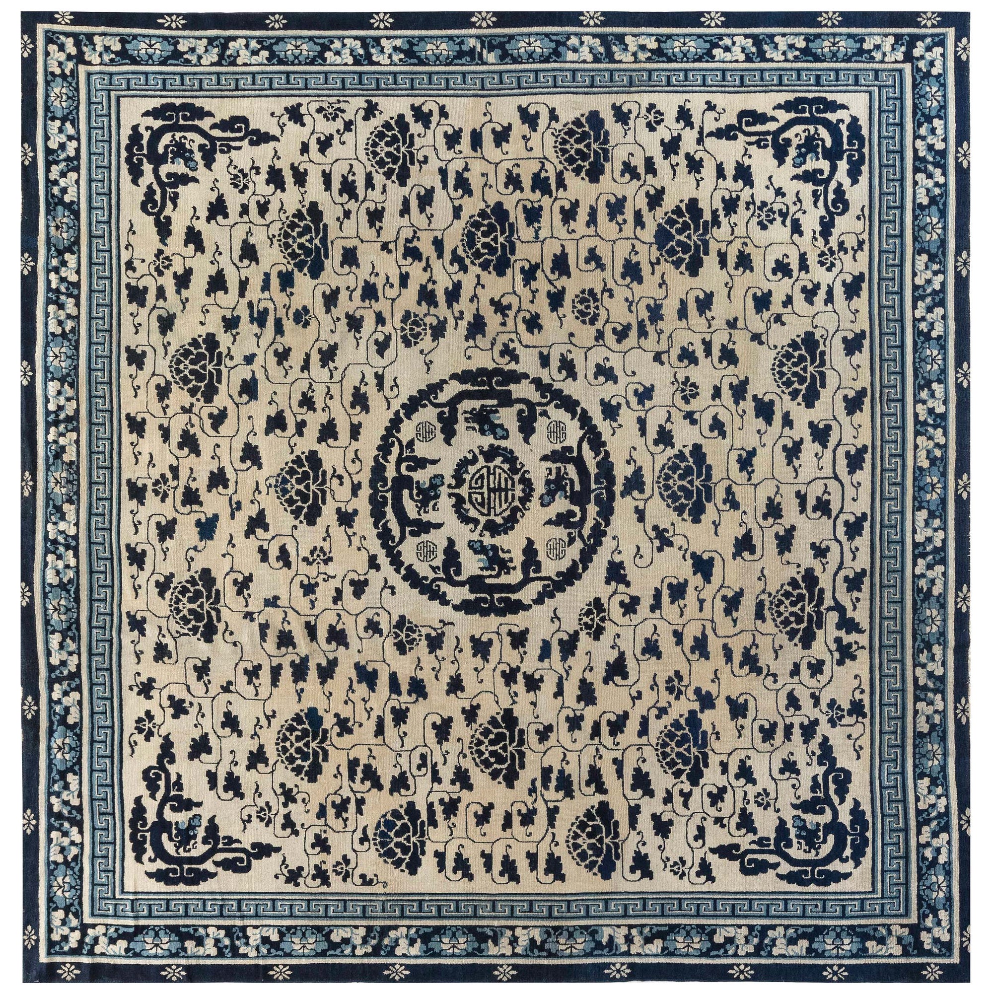 19th Century Chinese Rug For Sale