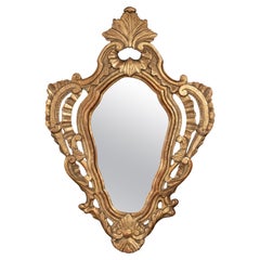 Antique 18th Century Louis XV Giltwood Mirror