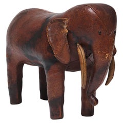 Tabouret éléphant anglais vintage du 20ème siècle par Dimitri Omersa