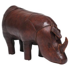 Tabouret Rhinoceros anglais vintage du 20ème siècle par Dimitri Omersa