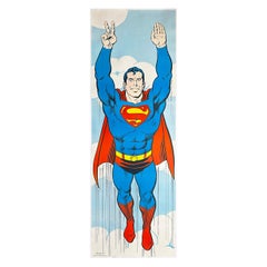 Vintage Superman Door Panel - DC Prints Poster US Special 1971