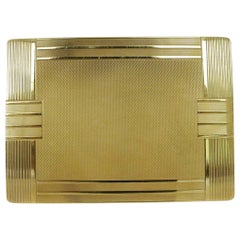 Used 18-Karat Gold Art Deco Cigarette Case