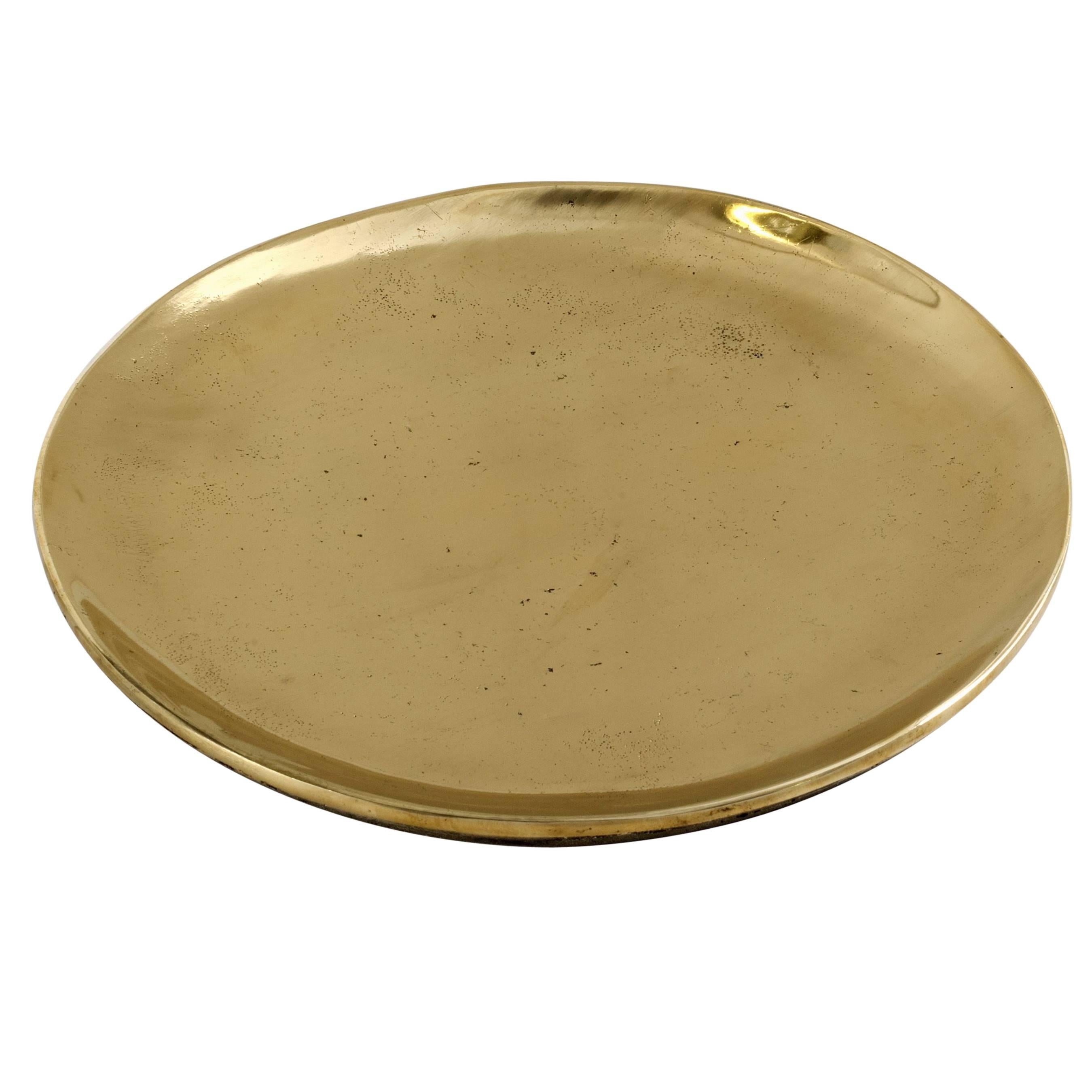 Jaimal Odedra, "Rana", sand cast bronze platter, Morocco, 2015 For Sale