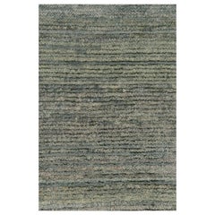 Rug & Kilim’s Contemporary Textural Rug in Green and Blue Tones