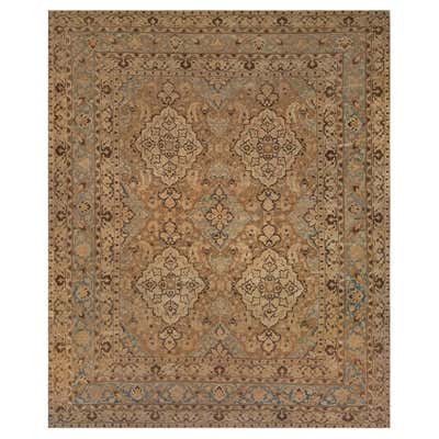 Antique Hand-Knotted Kerman Rug – Persian Floral Grandeur For Sale at ...