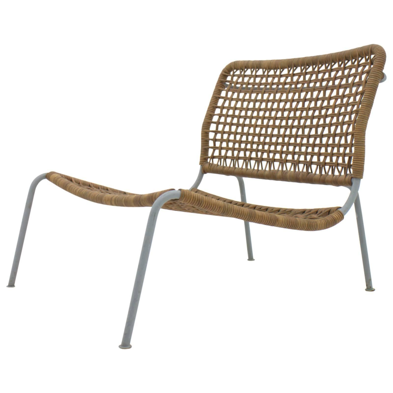 Chaise "grenouille" en cuir Piero Lissoni:: chaise longue Living Divani:: 1995