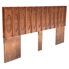 Used Paul Evans Style Brutalist Headboard for Tobago, circa 1970s