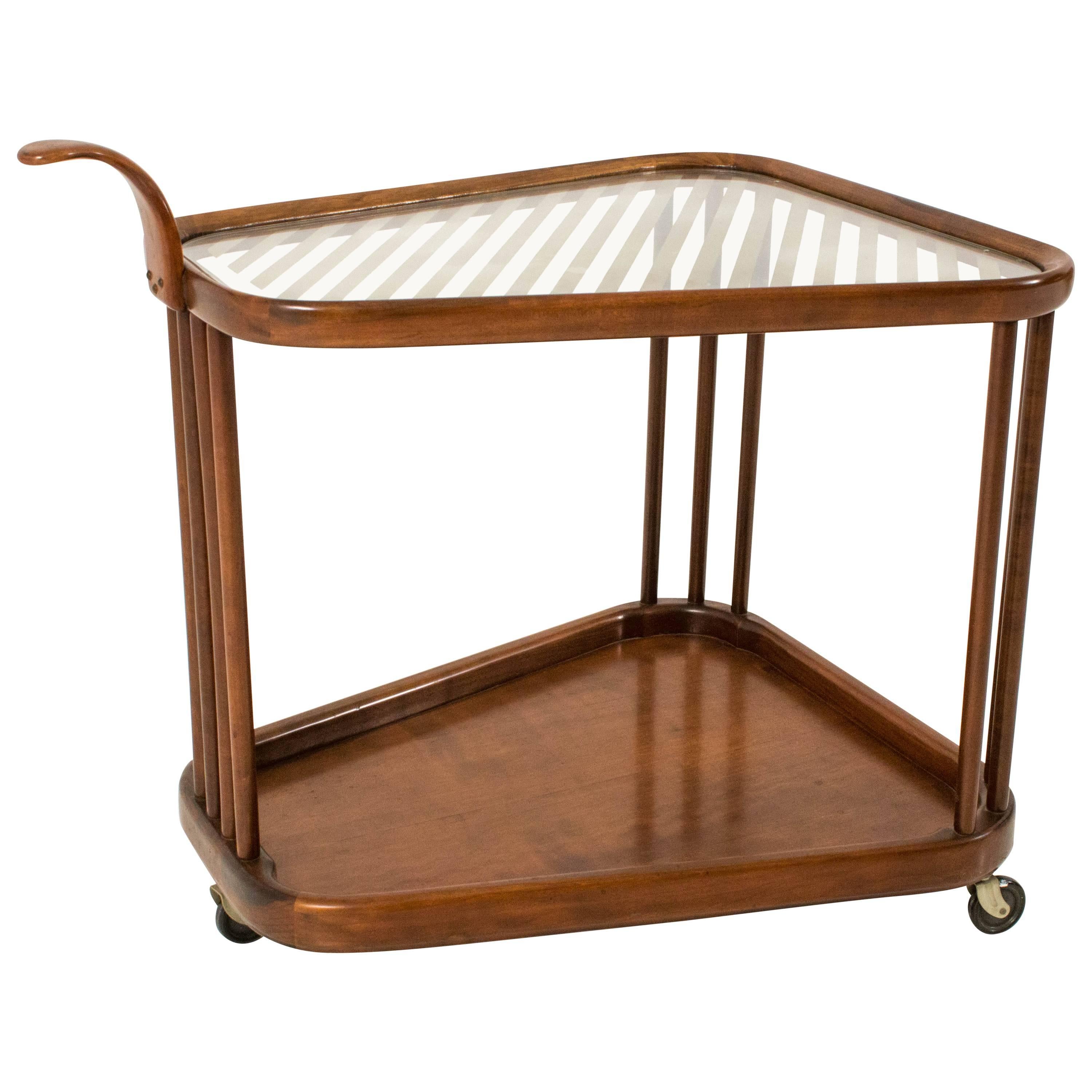 Mid-Century Modern Serving Trolley In The Style Of Cesare Lacca
