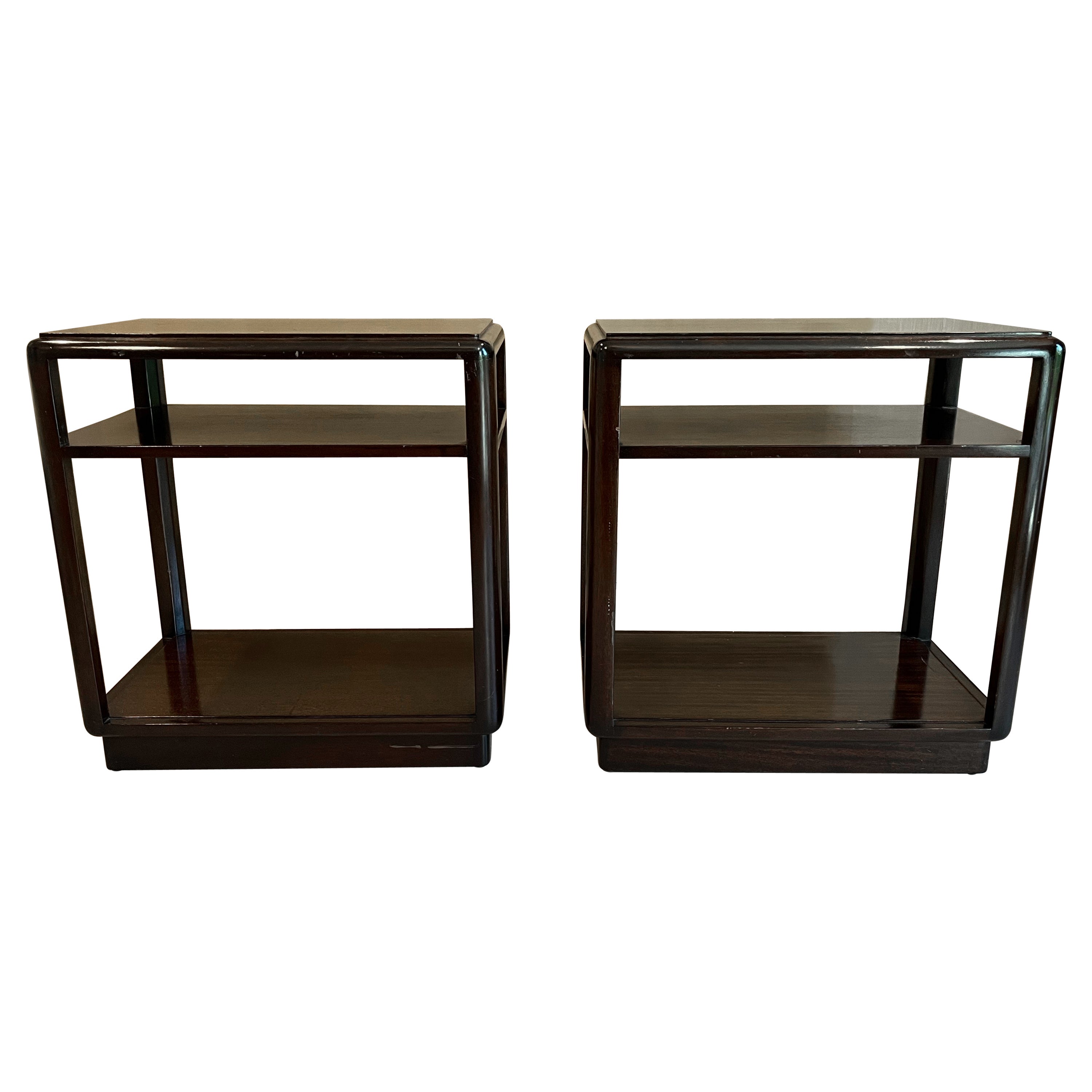 Pair of Edward Wormley End Tables for Dunbar, Side Tables For Sale
