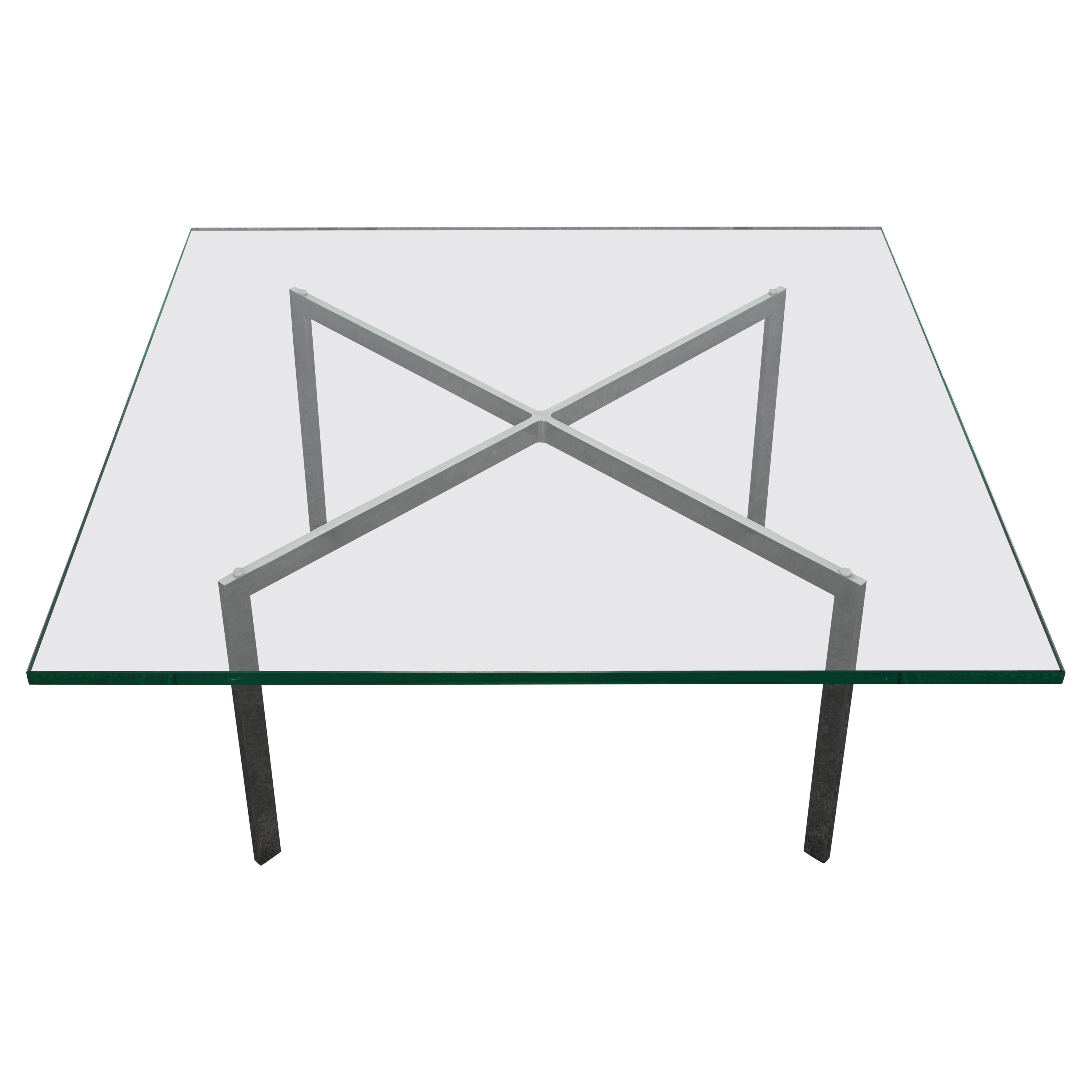 Barcelona Table with Stainless Steel Frame - 252