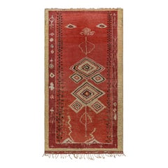 Authentique tapis tribal marocain en laine fait à la main