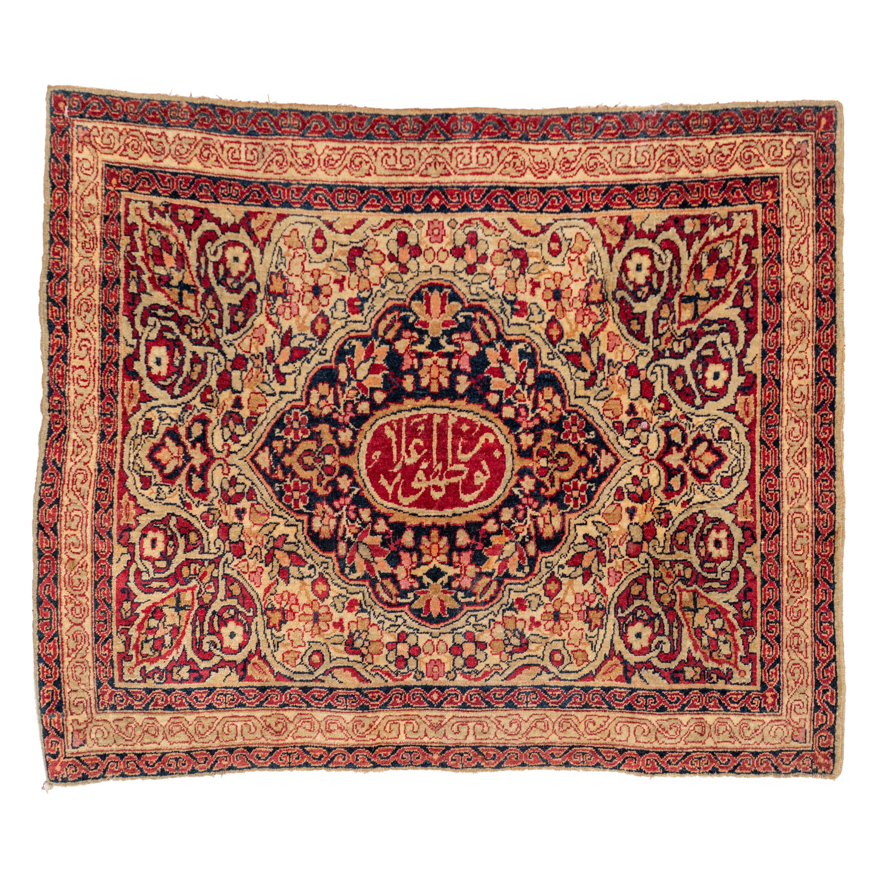 20th Century Small Kerman Persian Carpet For Sale
