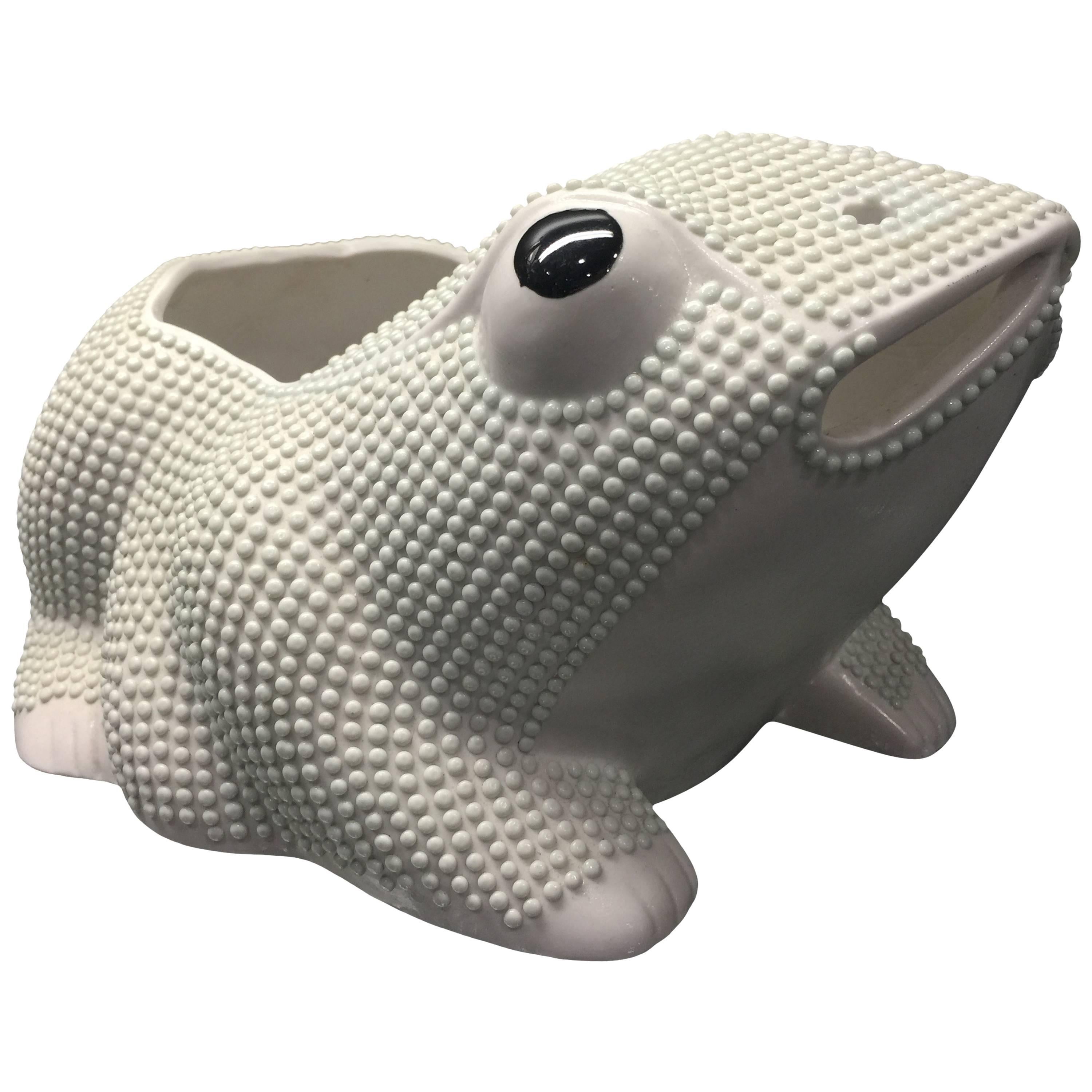 Single Chinese Export Frog Planter