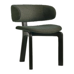 Hunt, Dreibeiniger Stuhl aus schwarzer Esche, Dainelli Studio für Somaschini, Italien