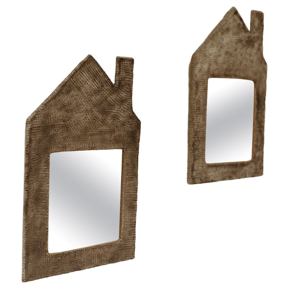quirky mirrors by french artist José Esteves  For Sale