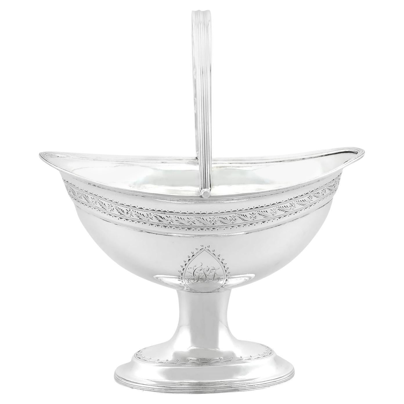 Azucarero irlandés georgiano de plata de ley (1791)